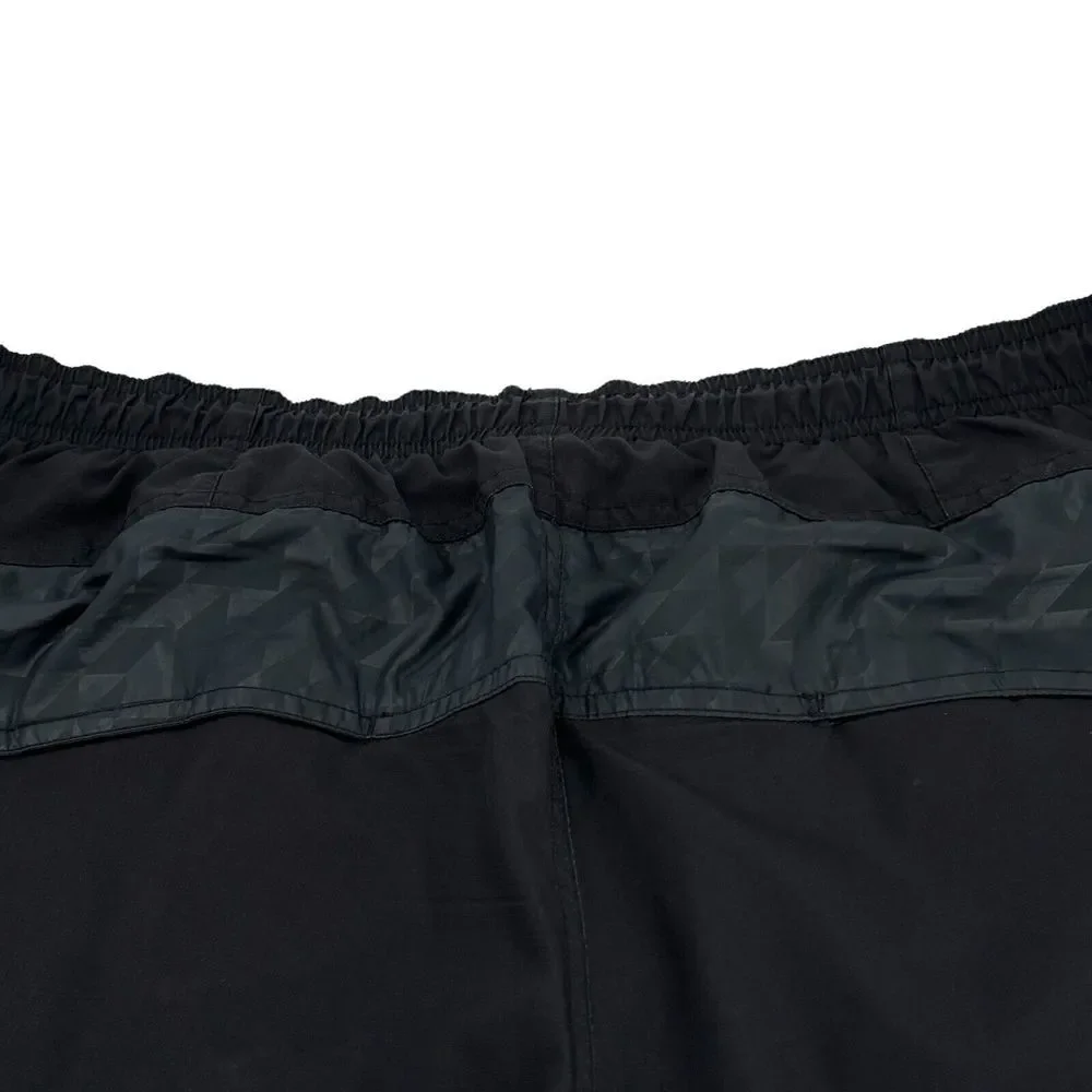 Vintage Y2K Nike Swim Shorts Men's‎ Size Large Black Trunks Fully Lined Pockets